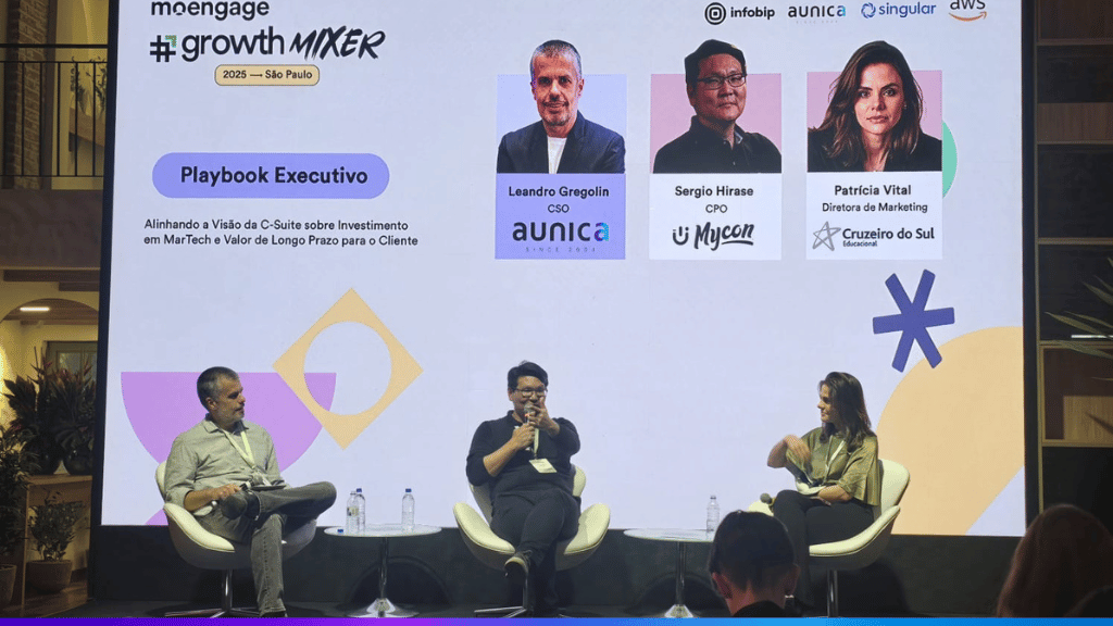 Growth Mixer MoEngage 2025 Sao Paulo Brasil aunica Mycon Cruzeiro